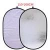 2 in 1 100X150CM Portable Collapsible Photography Studio Photo Camera Lighting Diffuser/Reflector