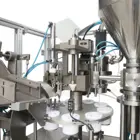 Food Beverage Shops NF-60 Automatic Ointment Toothpaste Tube Filling Machine
