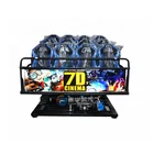 福華遊園地のゲーム機、電気モーションシステム 5D シネマ 7D 仮想現実シネマ 5 D 映画館