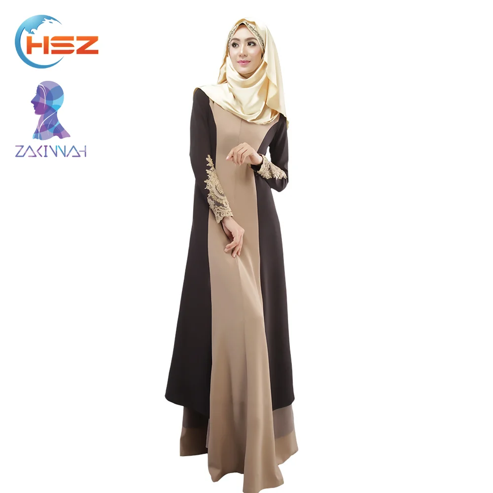 Zakiyyah MD021 مصنع مخصص بالجملة قفطان مغربي نمط الملابس الإسلامية دبي عباية للنساء