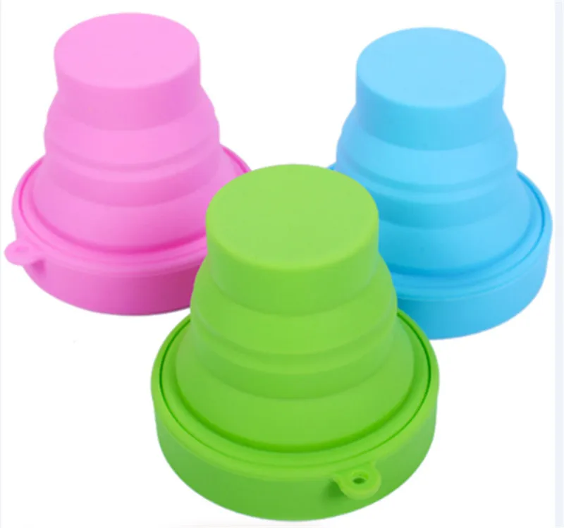 Food Grade Collapsible Water Cup Foldable Cup Silicon, Green, pink, blue, yellow 
Food Grade Collapsible Water Cup Foldable Cup Silicon, Green, pink, blue, yellow