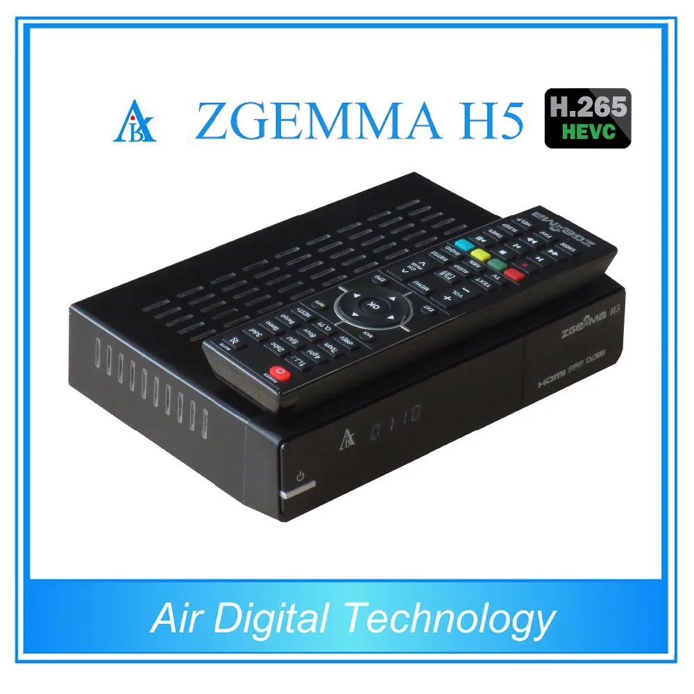 HEVC/H.265 Zgemma H5 combo DVB-S2+DVB-T2/C digital tv satellite receiver