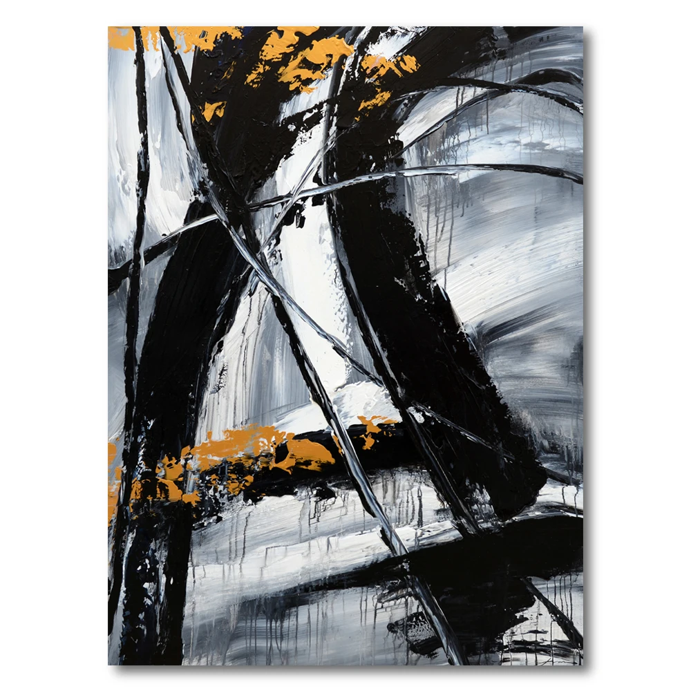 Wholesale Hand Painted Black and White Abstract Canvas Wall Art Painting Pictures For Living Room
Wholesale Hand Painted Black and White Abstract Canvas Wall Art Painting Pictures For Living Room