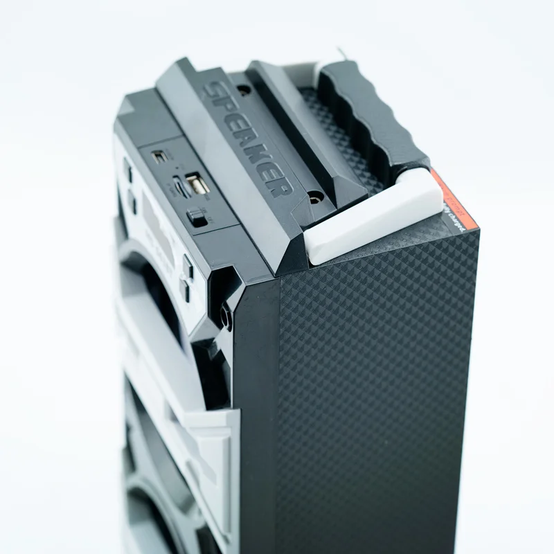 MS SPEAKER,4INCH PORTABLE WOODEN SPEAKER MP3 MINI PORTABLE BLUETOOTH SPEAKER STEREO WITH USB/SD/BT/FM, - ANKUX.COM