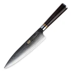FINDKING Ebony wood handle 8 inch Japanese VG10 damascus Professional chef knife 67 layers damascus steel kitchen knives