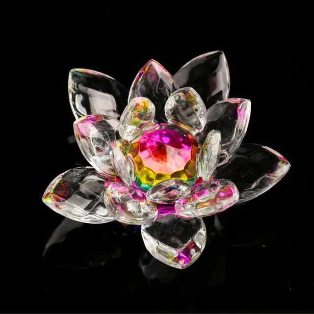 new gifts artificial glass crystal lotus flower