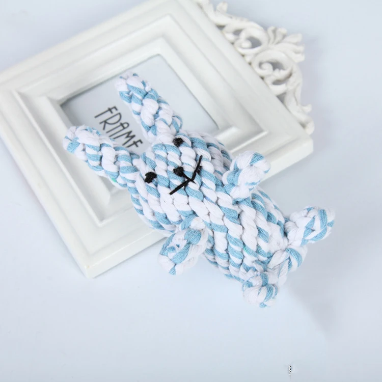 Lovely cute animal bunny cotton pet toy