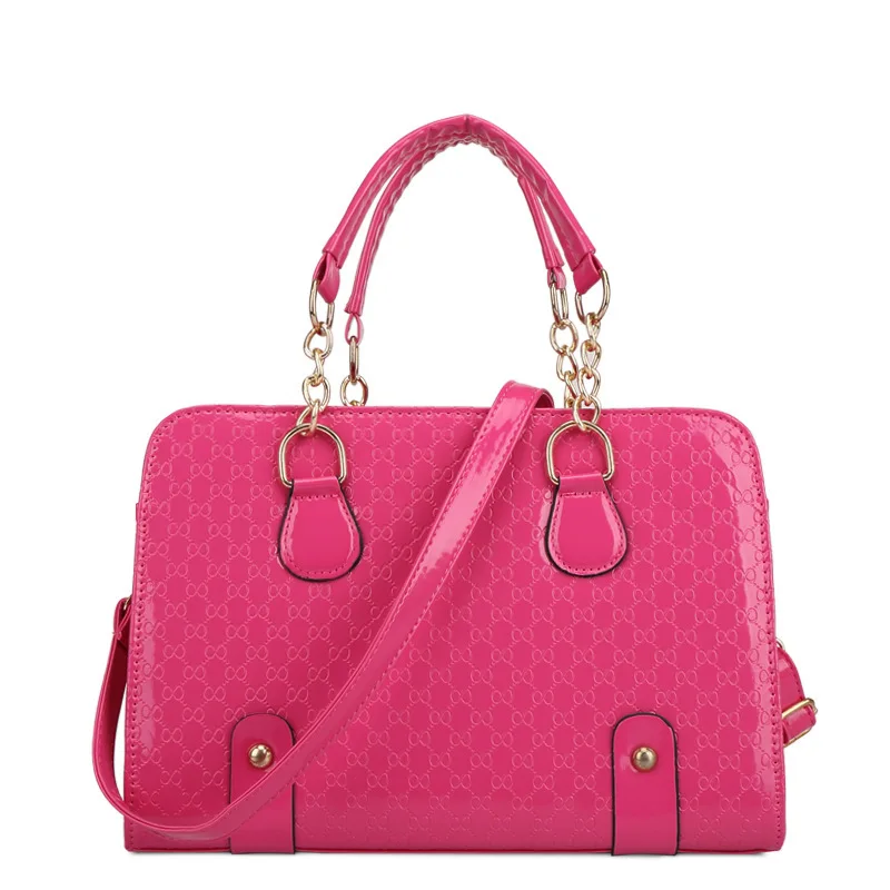 England Style Vintage Embossing Pure Color Women Tote Handbags Multi-Functional Female PU Leather Bag High Quality Shoulder Bag