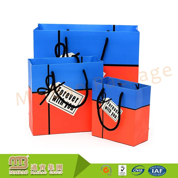 packaging wedding door return gift paper bags with handles for
