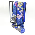 Custom Soft 100% Pure Silk Hihab/Scarf/Shawl With Digital Print Design For Women