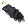 Large Stock excellent quality hair extensions clip on, 20 inch clip in lace closure extensions,kinky hair clip ins