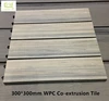 Fire-proof Co-extrusion WPC Composite Wood Plastic Decking Tiles for Europe