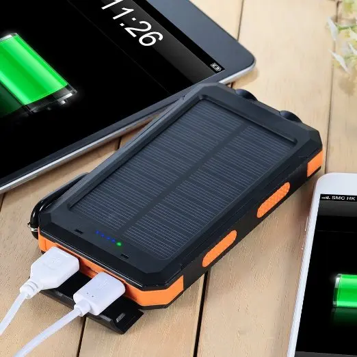 Solar Charger with Urgent Power Bank Compact Durable Waterproof Charges Cell Phone Power Bank While Outdoor Traveling - ANKUX.COM