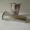 Perforated Wire Mesh Micron Hole Cylindrical Basket Pipe Conical Filter Strainer