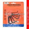 Assorted Size Allen Hex Key In Good Quality For One Dollr Item