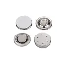 Round Neodymium Magnetic badge Pin Magnetic Button With Adhesive