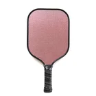 Hot sale high quality new sports product red silk panel pickleball racket custom sports and entertainment paddle ball