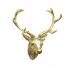Gold Deer Antler Horn Adjustable Fashion Statement Ring