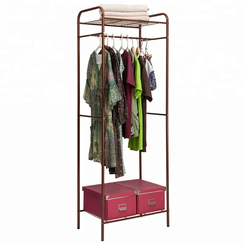 Bedroom Decorative Metal Garment Rack Display Clothes Hanger View