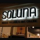 PMMA Acrylic Frontlit LED light illuminated channel letters for indoor outdoor display