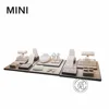 Mini Brand leather handmade customized manufacturers wooden jewelry stand jewelry displays
