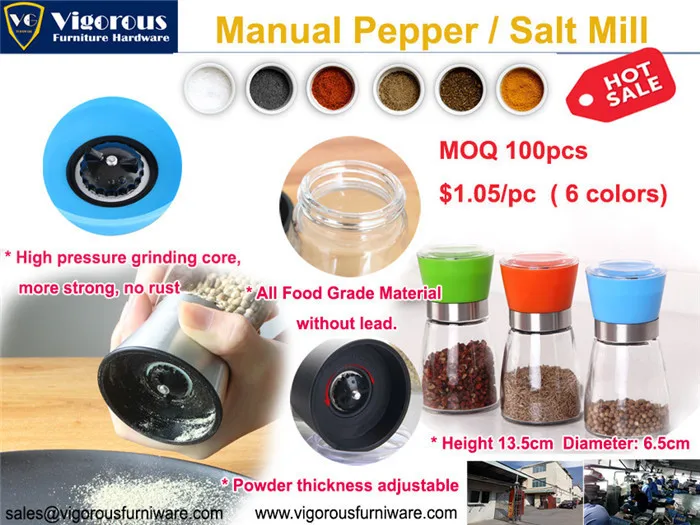 Glass pepper mill 2