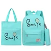 Wholesale trendy simple style foldable custom printed cute cartoon logo mini nylon backpack for kids/ teens