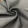 Black knitting ballistic nylon lycra fabric for fashion dress garment