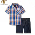 Wholesale price fashion boys baby and kids clothing set