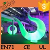 custom shape change color inflatable led light bird/ inflatable led hoop /Inflatable led sculpture for party event decoration