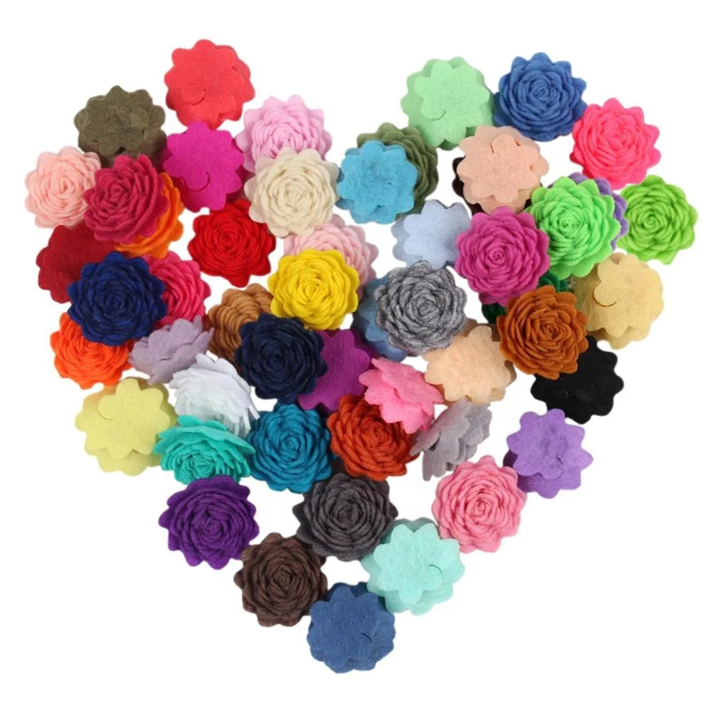 2019 Trendy Cute 1"Tiny Felt Flower Hair Bow Clothing Girls Handmade DIY Hair Accessories For Women Baby Headwear, 51 colors
2019 Trendy Cute 1"Tiny Felt Flower Hair Bow Clothing Girls Handmade DIY Hair Accessories For Women Baby Headwear, 51 colors