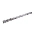 Curtain pole powder coating black white brown gold roman aluminum curtain rod