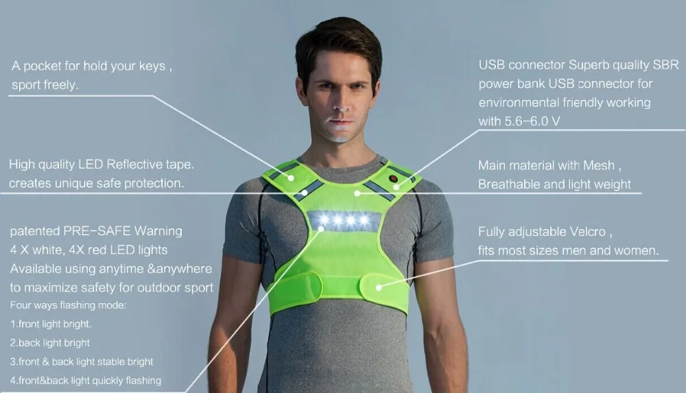 Wholesale running riding reflective cooling sport vest
