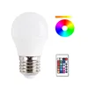 4.5W G45 E27 250 Lumen RGBW Color Changing RF Remote Control Globe Light LED Lamps Bulbs