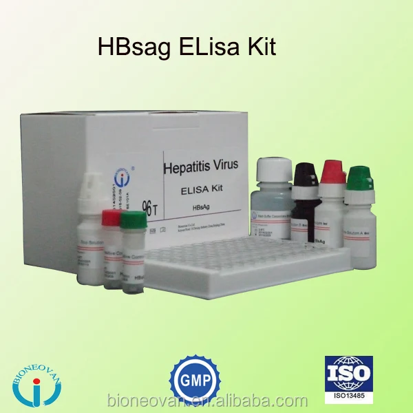 Hbsag kit de test Elisa / l'hépatite B surface antigen hôpital de test