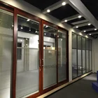 Waterproof Decorative Glass Sliding Partition Wall
