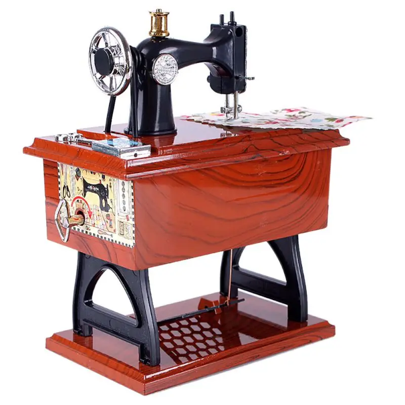 New Mini Sewing Machine Music Box Sartorius Clockwork Style Musical Toy Birthday Gift
New Mini Sewing Machine Music Box Sartorius Clockwork Style Musical Toy Birthday Gift