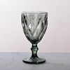 Machine made vintage colored wine glass goblets for sale