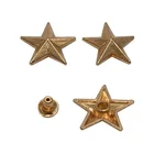 Cheap price Wenzhou factory directly star shaped zinc alloy made Hot sale Speedy/snap rivets for garment or leather