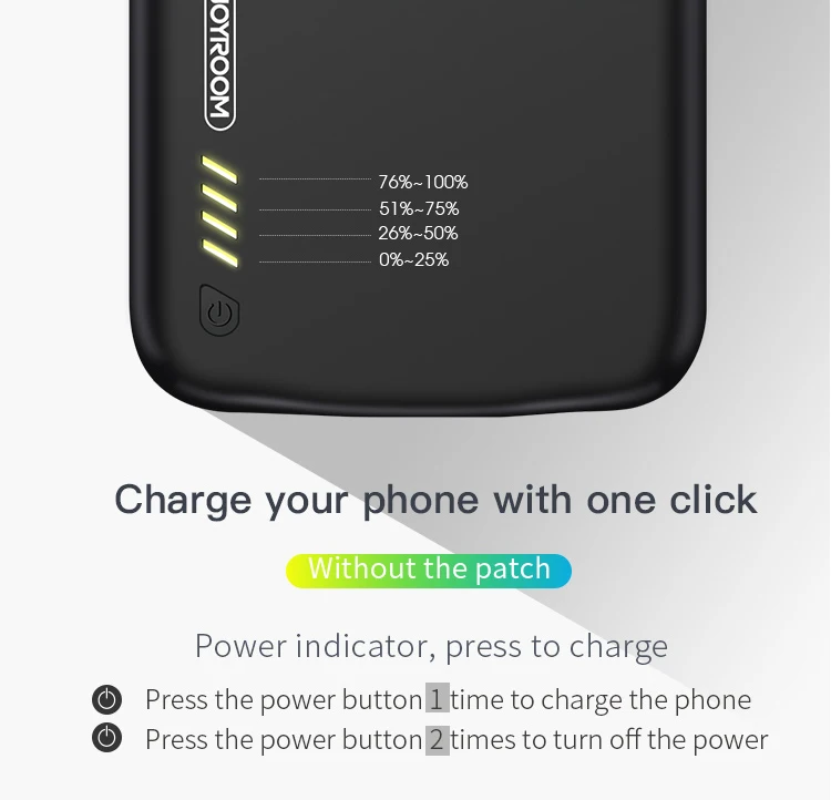 Joyroom D186 3500mAh Extended Battery Portable Phone Charging Cases for iPhone X with 3.5mm Headphone Jack - ANKUX.COM