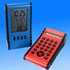 LCD table alarm clock, calender calculator ,clock with thermometer