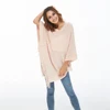 2018 Autumn Tomslover Brand Poncho Women Christmas Crop Top Knit Wool Sweater Wholesale