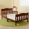 Hot selling european baby bed cradle in wood swinging design toddler bed