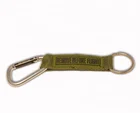 newest custom metal assembly ribbon kinttedwoven keychain free sample