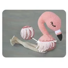 Cute Animal Flamingo DIY Knitting kit DIY Crochet Kit