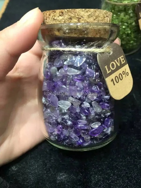 crushed tumbled stone beads lucky crystals craft product