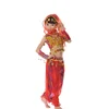 Kid Girl Sequins Indian Hot Arab Sexy costume Folk Dance Children Belly Dance Costumes