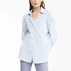 Best sale Guangzhou women clothing cotton poplin formal office lady casual long sleeves business shirt