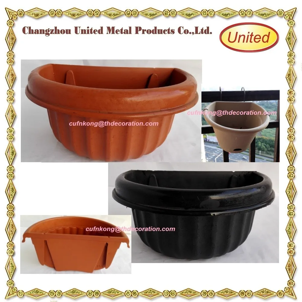 Hot selling half round flower pot with high quality