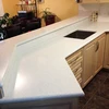 Newstar Menards Banjo Bath Cut-To-Size Stone Marble Granite Quartz Vanity Top Countertops kitchen bullnose edge